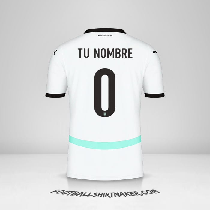 Camiseta Austria 2024 II -  tu nombre - 0