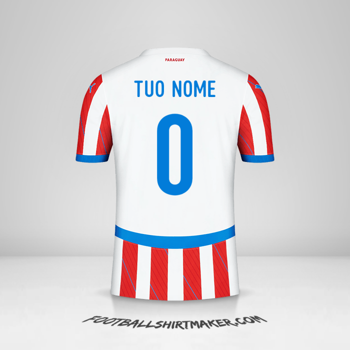Maglia Paraguay 2024 -  tuo nome - 0