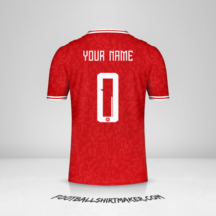 Jersey Denmark 2024 -  your name - 0