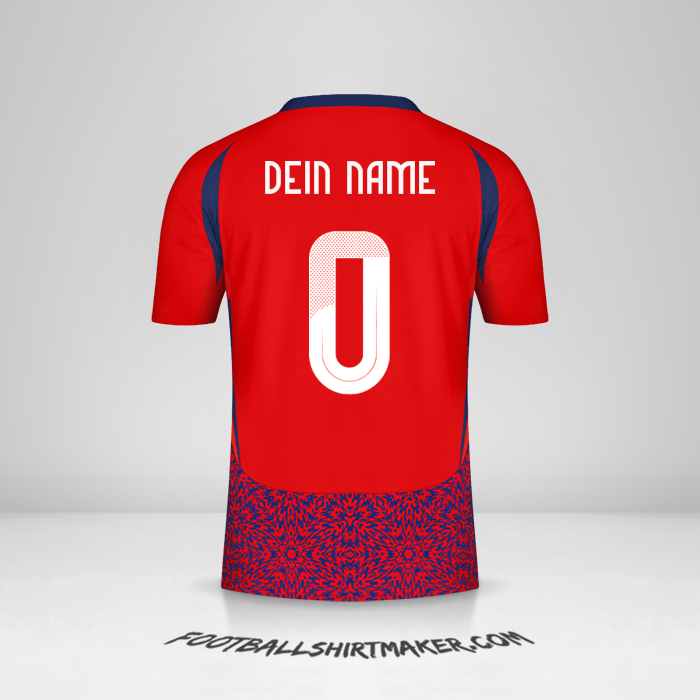 Trikot Costa Rica 2024 -  dein name - 0