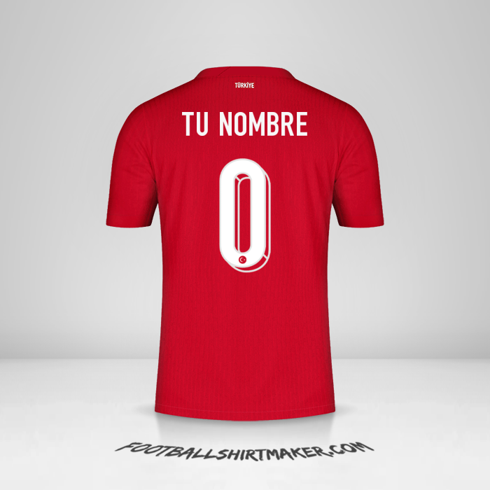 Jersey Turquia 2024 II -  tu nombre - 0