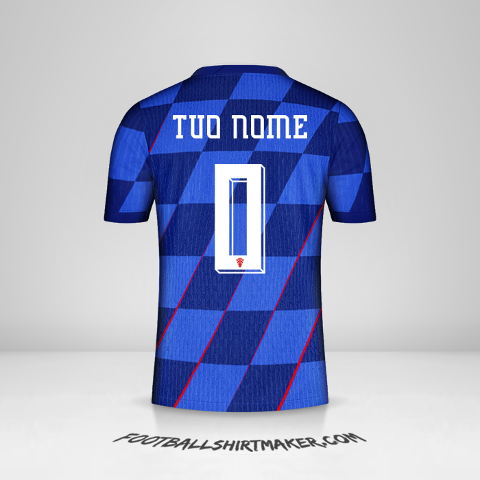 Maglia Croazia 2024 II -  tuo nome - 0