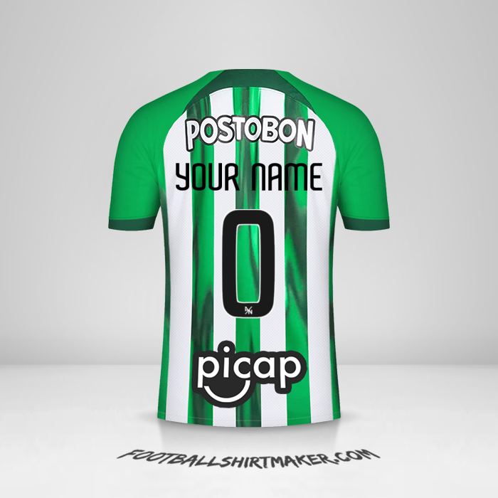 Jersey Atletico Nacional 2024 -  your name - 0