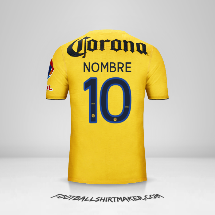 Camiseta Club America 2013/14 -  nombre - 10