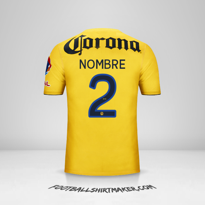 Camiseta Club America 2013/14 -  nombre - 2