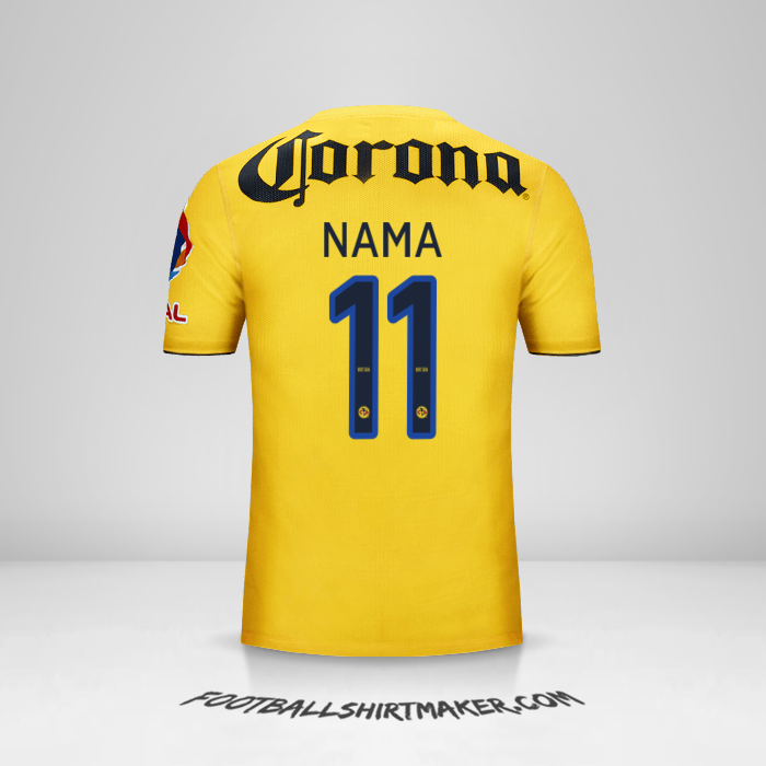 Jersey Club America 2013/14 -  nama - 11