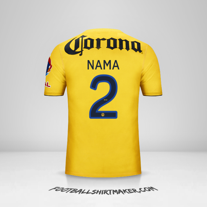 Jersey Club America 2013/14 -  nama - 2