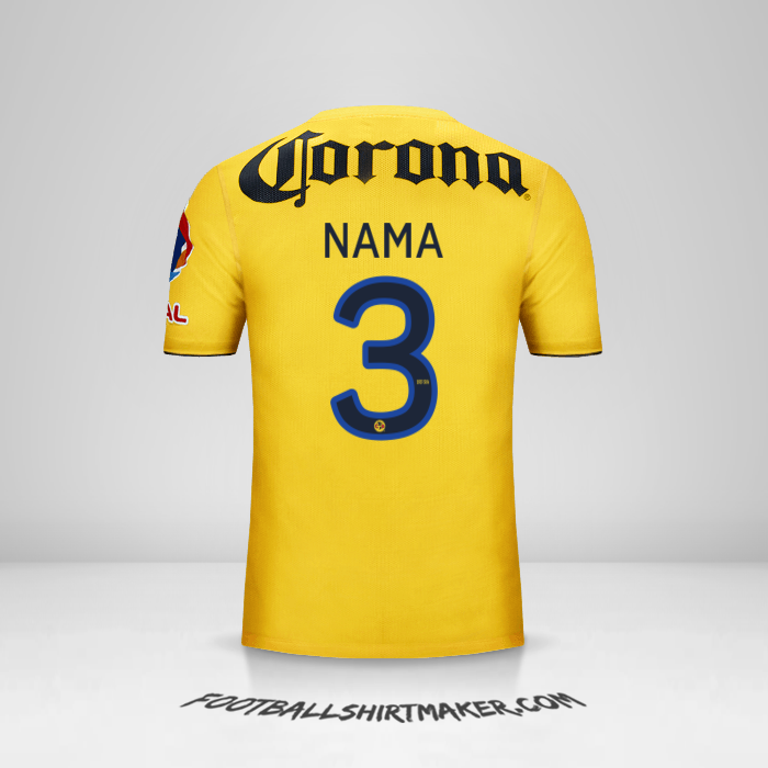 Jersey Club America 2013/14 -  nama - 3