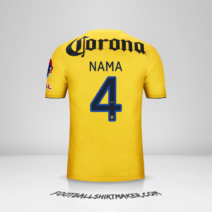 Jersey Club America 2013/14 -  nama - 4
