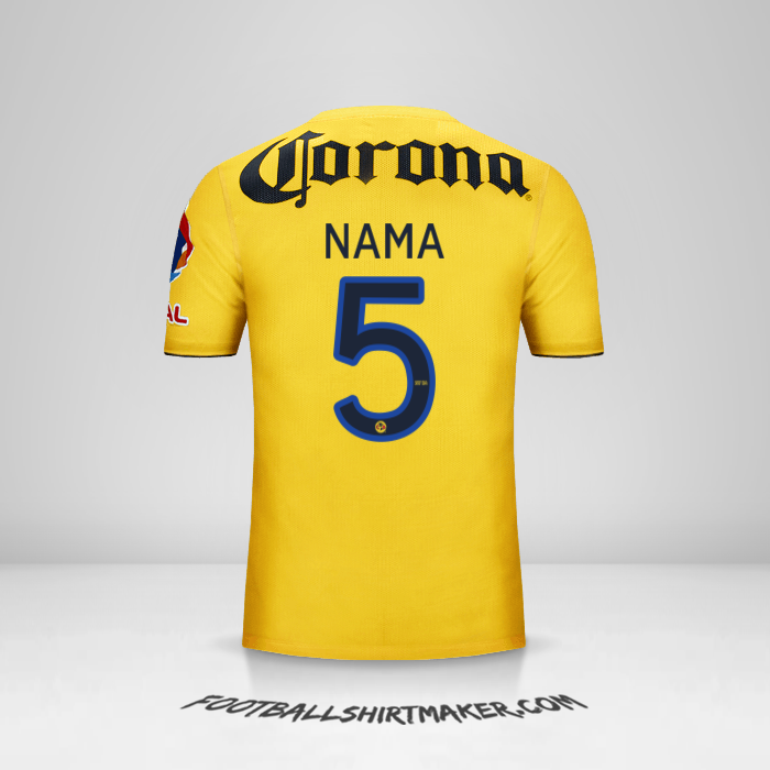 Jersey Club America 2013/14 -  nama - 5