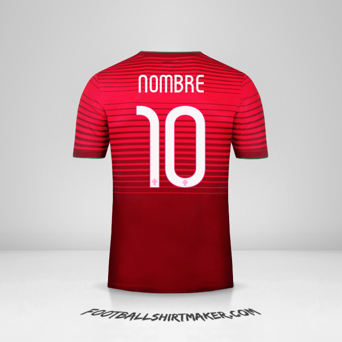 Jersey Portugal 2014/15 -  nombre - 10