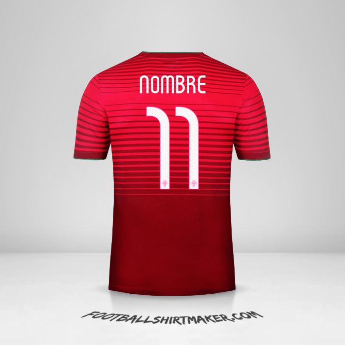 Jersey Portugal 2014/15 -  nombre - 11