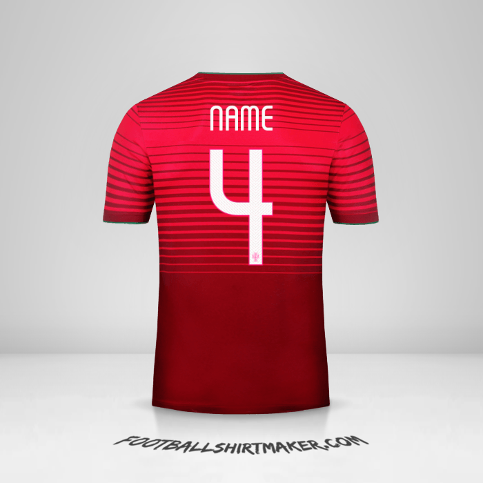Jersey Portugal 2014/15 -  name - 4