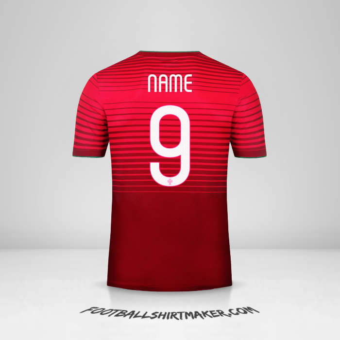 Trikot Portugal 2014/15 -  name - 9