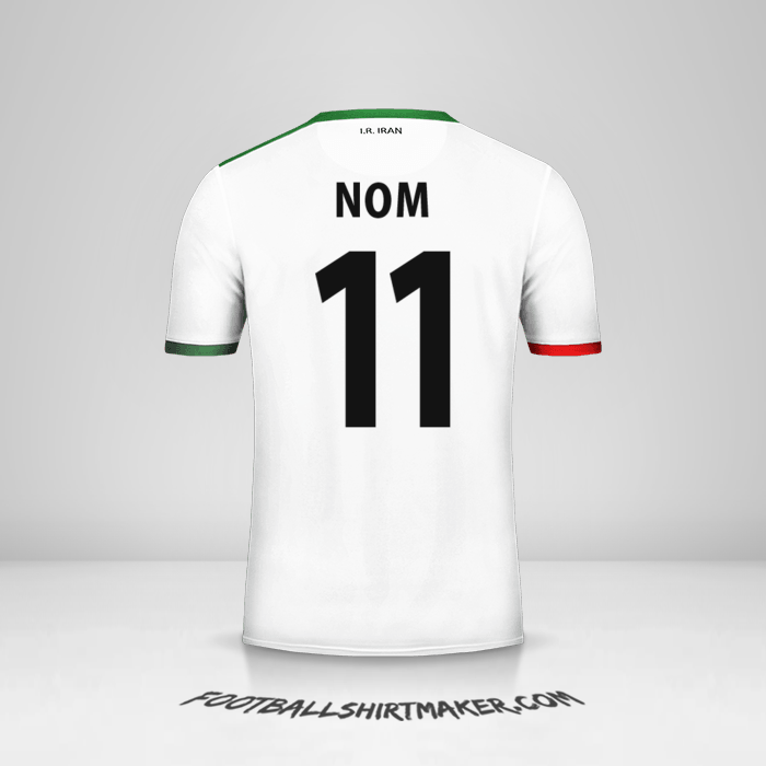 Maillot Iran 2014 -  nom - 11