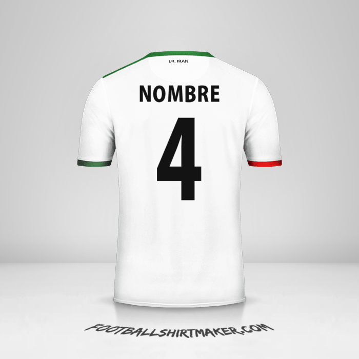 Jersey Iran 2014 -  nombre - 4