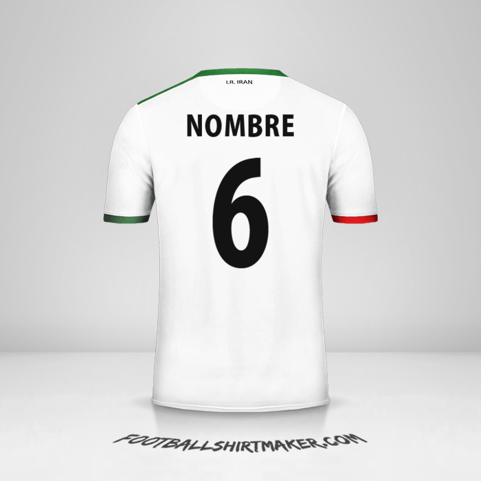 Jersey Iran 2014 -  nombre - 6