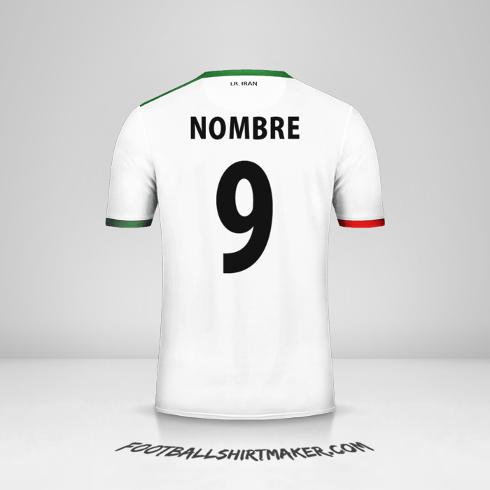 Camiseta Iran 2014 -  nombre - 9