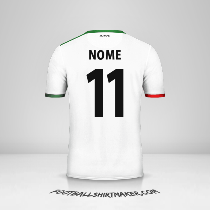 Camisa Irã 2014 -  nome - 11