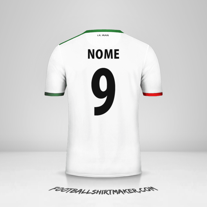 Maglia Iran 2014 -  nome - 9