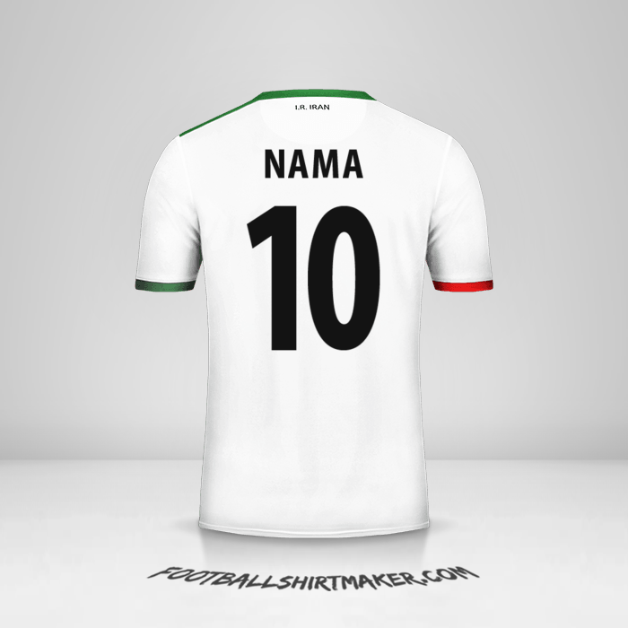 Jersey Iran 2014 -  nama - 10