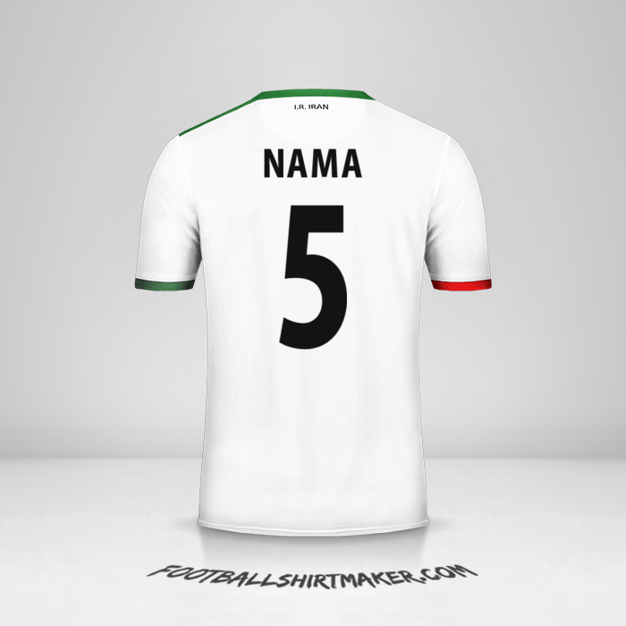 Jersey Iran 2014 -  nama - 5