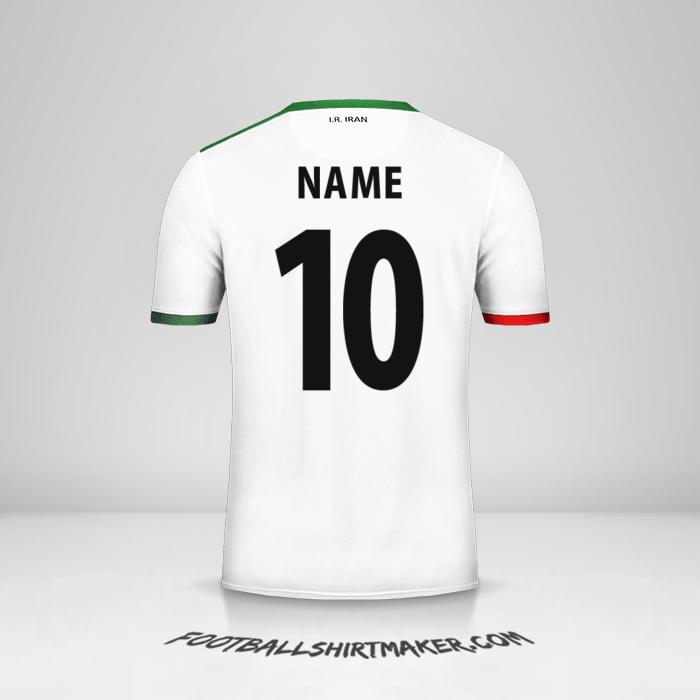 Shirt Iran 2014 -  name - 10
