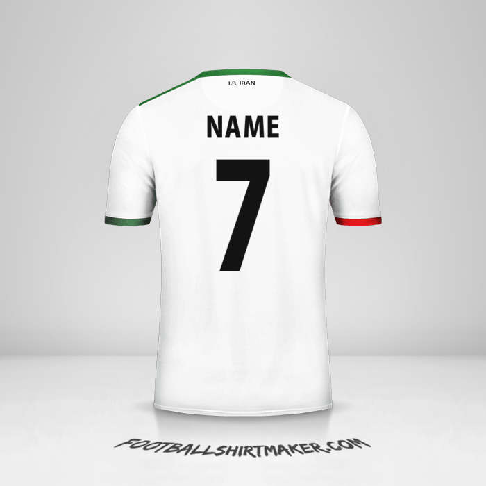 Trikot Iran 2014 -  name - 7