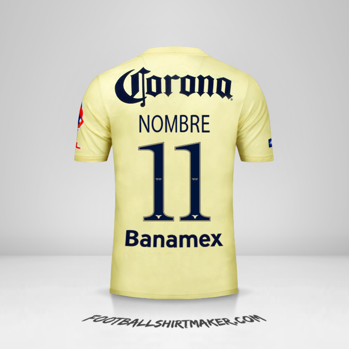 Jersey Club America 2014/15 -  nombre - 11