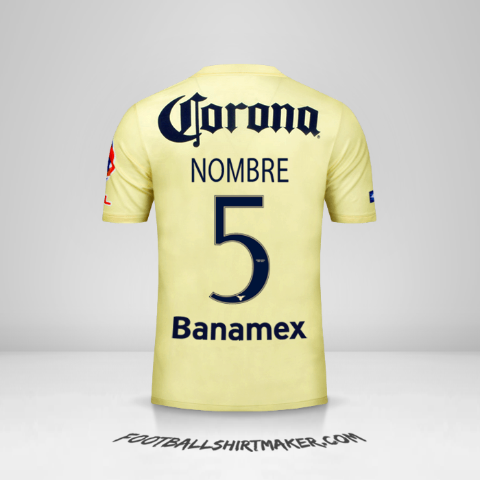 Camiseta Club America 2014/15 -  nombre - 5