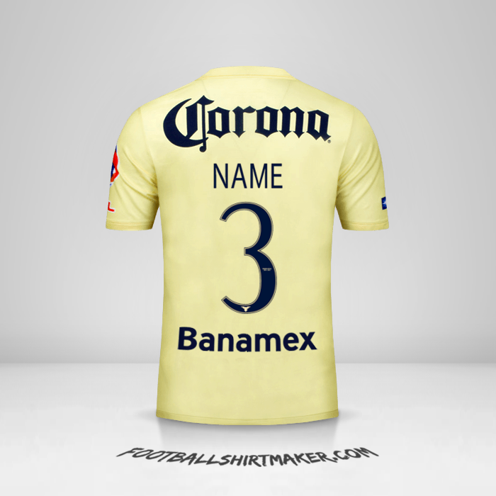 Trikot Club America 2014/15 -  name - 3