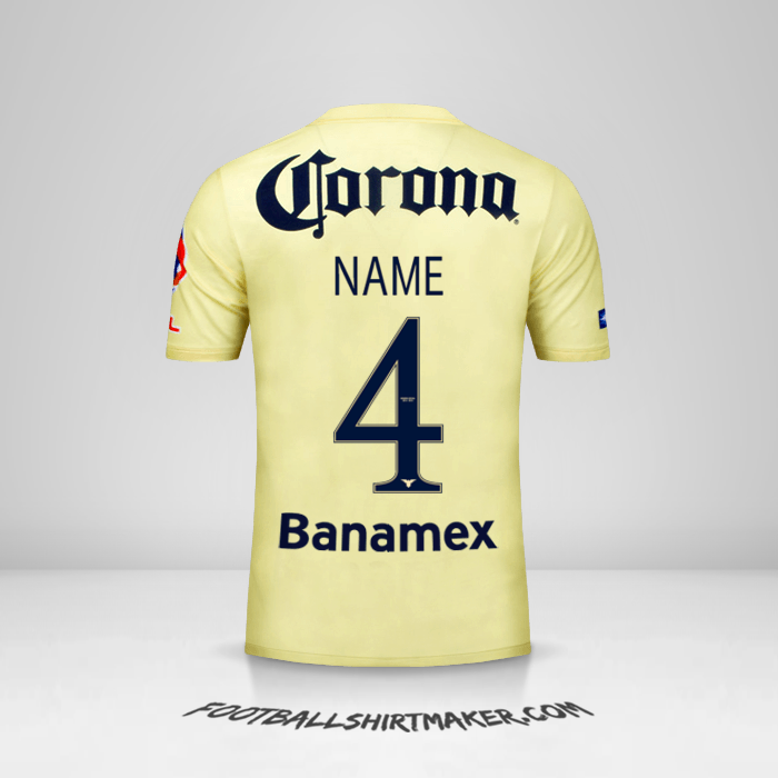 Trikot Club America 2014/15 -  name - 4