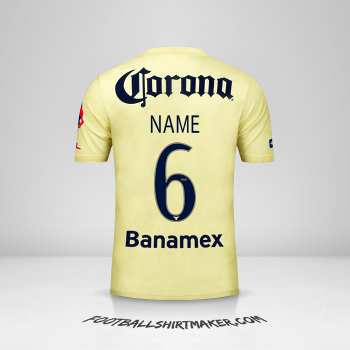 Trikot Club America 2014/15 -  name - 6