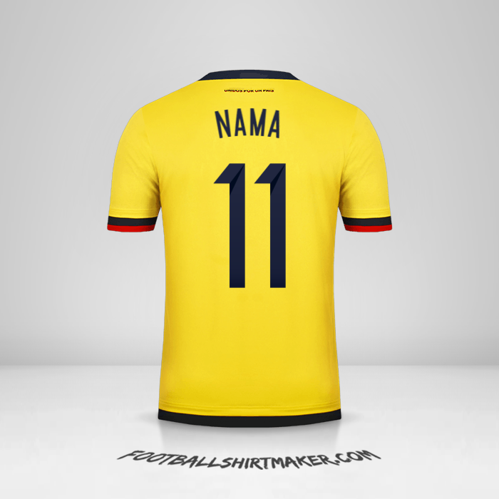 Jersey Kolombia 2015 -  nama - 11