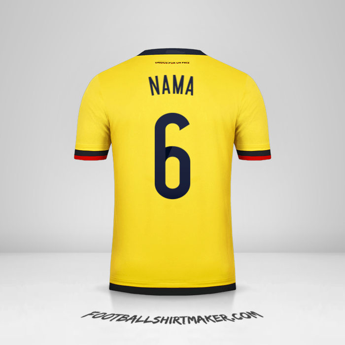 Jersey Kolombia 2015 -  nama - 6