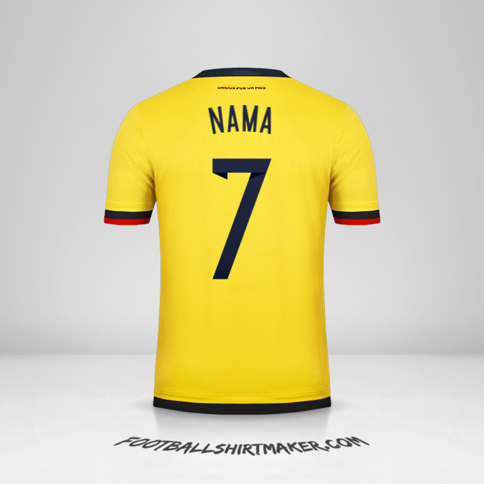 Jersey Kolombia 2015 -  nama - 7