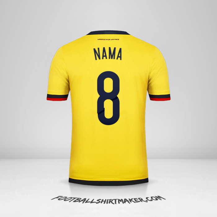 Jersey Kolombia 2015 -  nama - 8