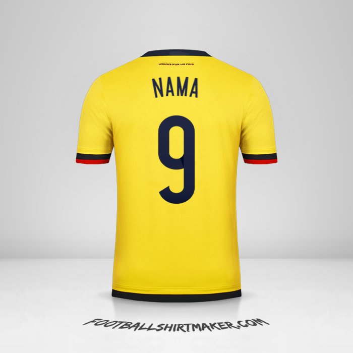 Jersey Kolombia 2015 -  nama - 9
