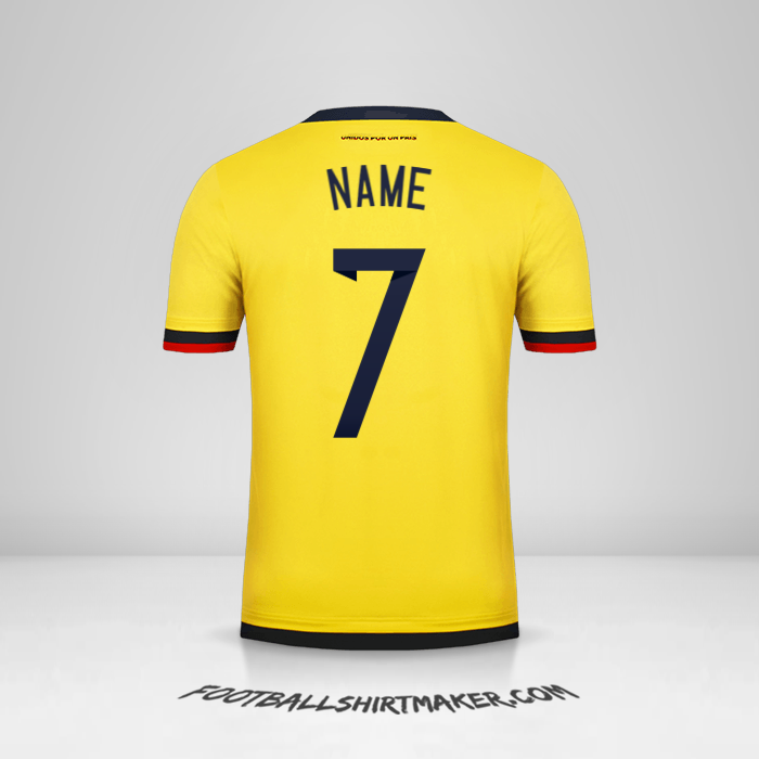Trikot Kolumbien 2015 -  name - 7