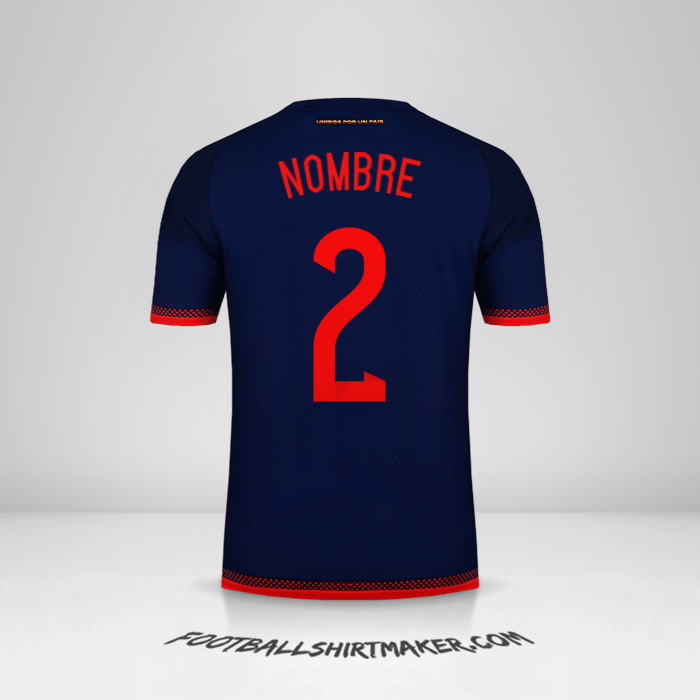 Jersey Colombia 2015 Visita -  nombre - 2