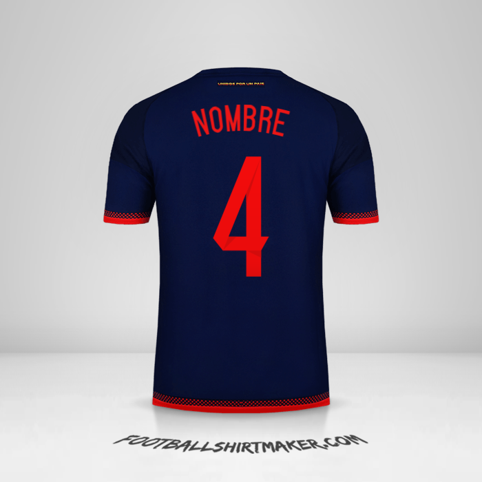 Jersey Colombia 2015 Visita -  nombre - 4