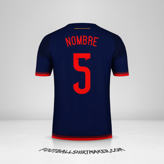 Jersey Colombia 2015 Visita -  nombre - 5