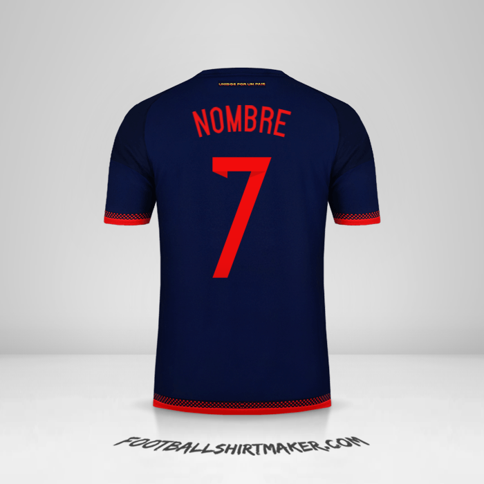 Jersey Colombia 2015 Visita -  nombre - 7