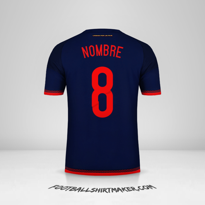 Jersey Colombia 2015 Visita -  nombre - 8