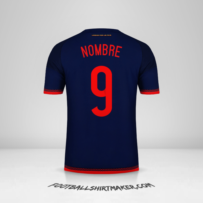 Jersey Colombia 2015 Visita -  nombre - 9