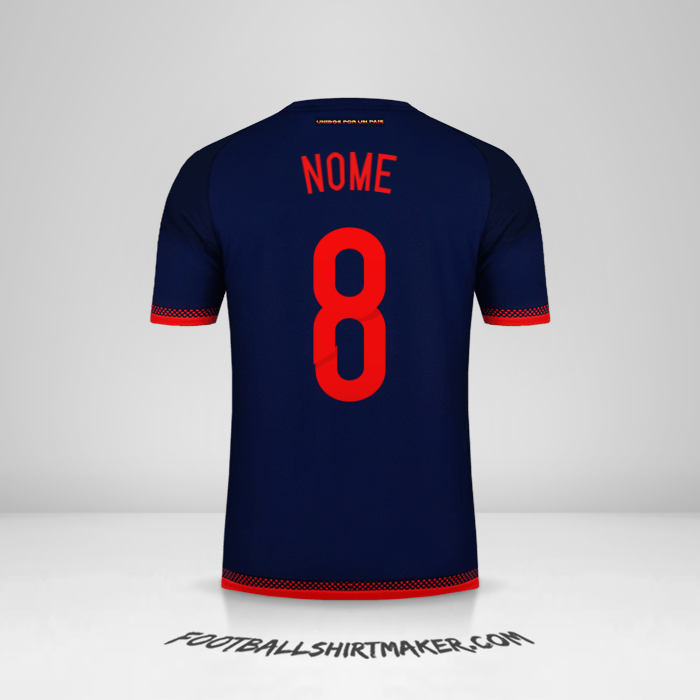 Maglia Colombia 2015 Seconda -  nome - 8