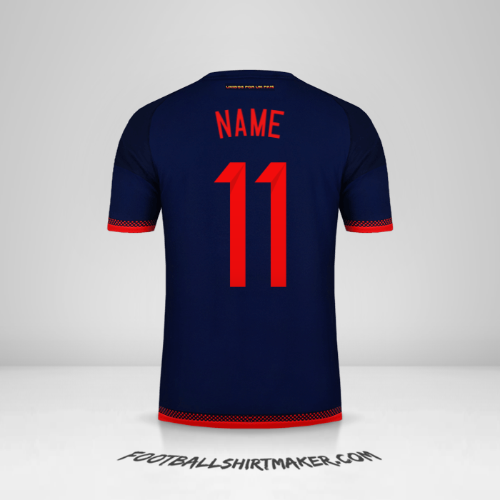 Trikot Kolumbien 2015 Auswärts -  name - 11