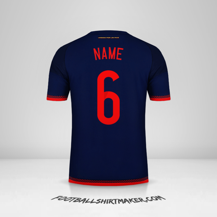 Trikot Kolumbien 2015 Auswärts -  name - 6