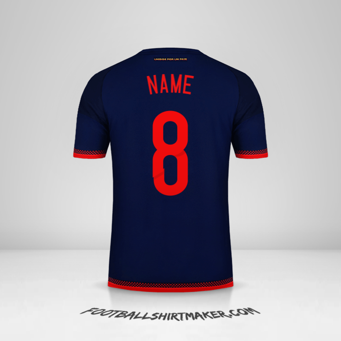 Jersey Colombia 2015 Away -  name - 8