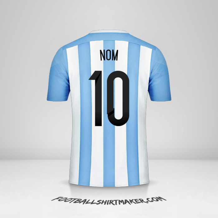Maillot Argentine 2015 -  nom - 10
